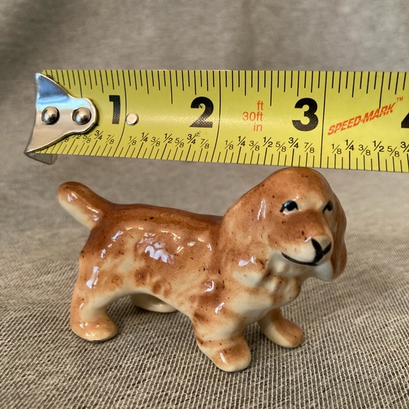 English Cocker Spaniel Dog Small Vintage Figure - Picture 12 of 12